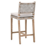 Costa Counter Stool in Taupe & White