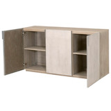 Alina Shagreen Media Sideboard in White