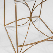 Angela Counter Stool in Gold