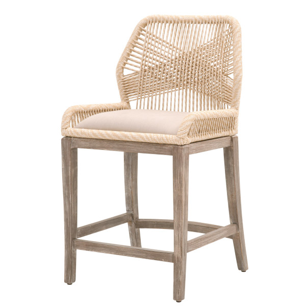 Loom Counter Stool in Sand