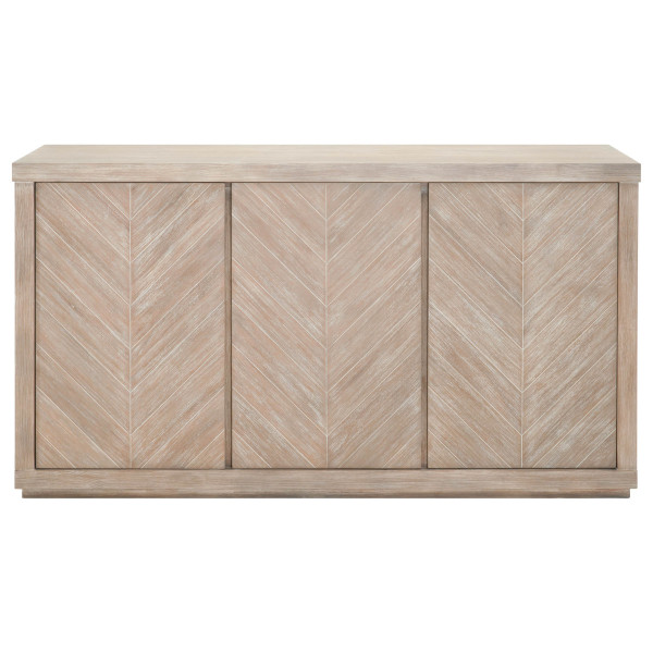 Adler Media Sideboard in Natural Gray