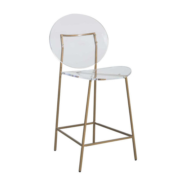 Sandy Counter Stool in Gold