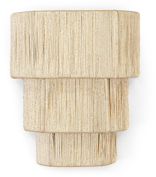 Everly 3 Tiered Sconce, Natural