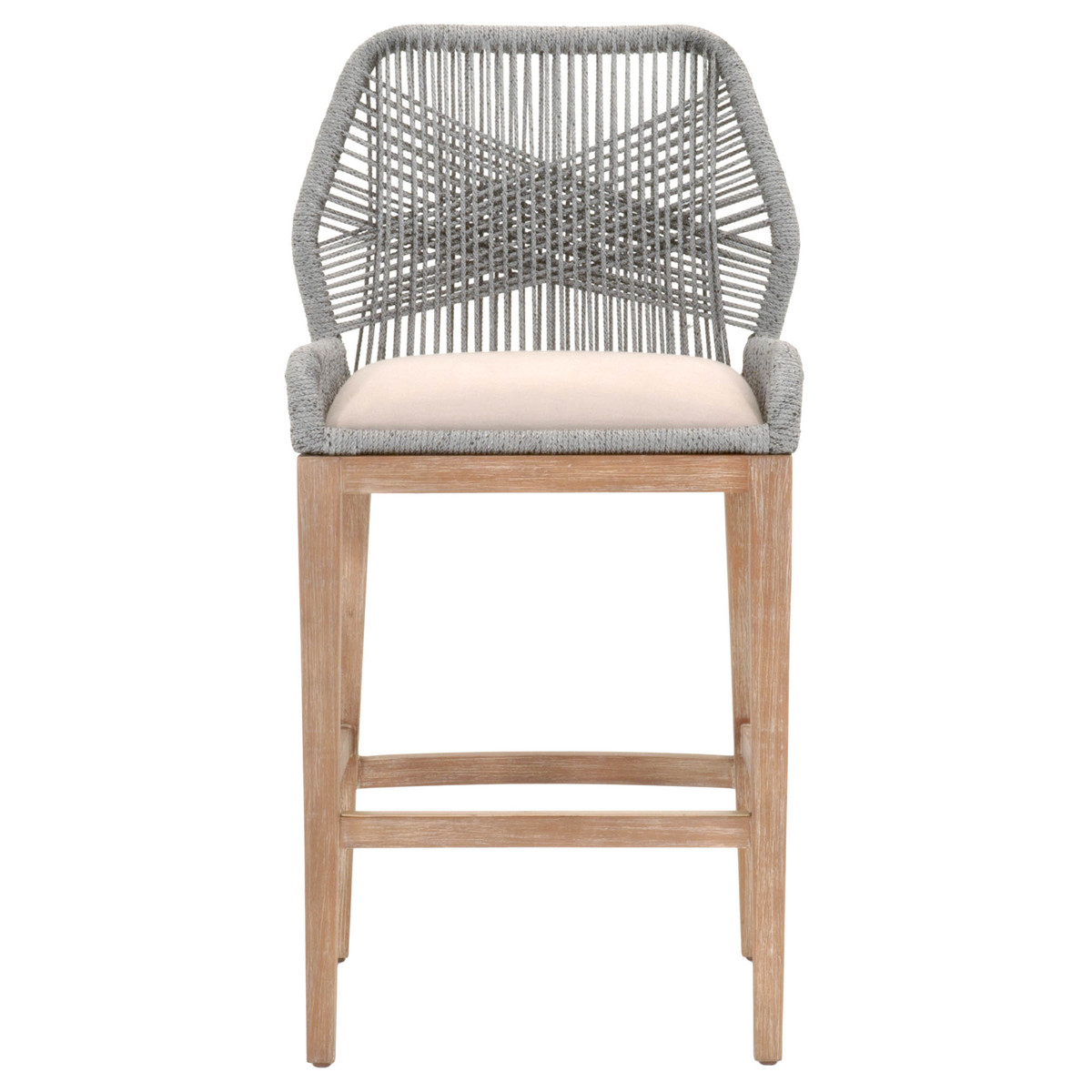 Loom Bar Stool in Platinum Ashley Taylor Home