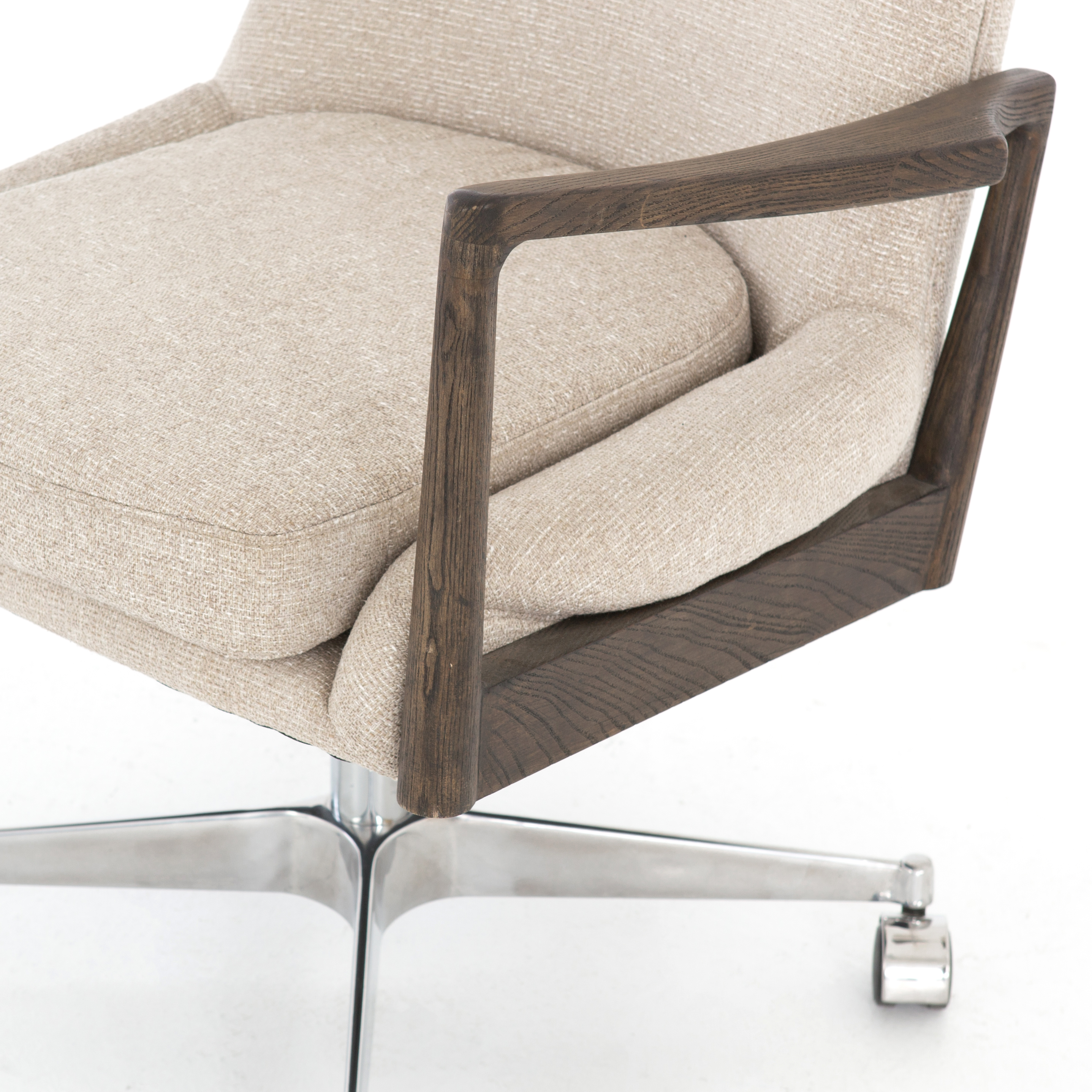 Braden Desk Chair In Light Camel Ashley Taylor Home