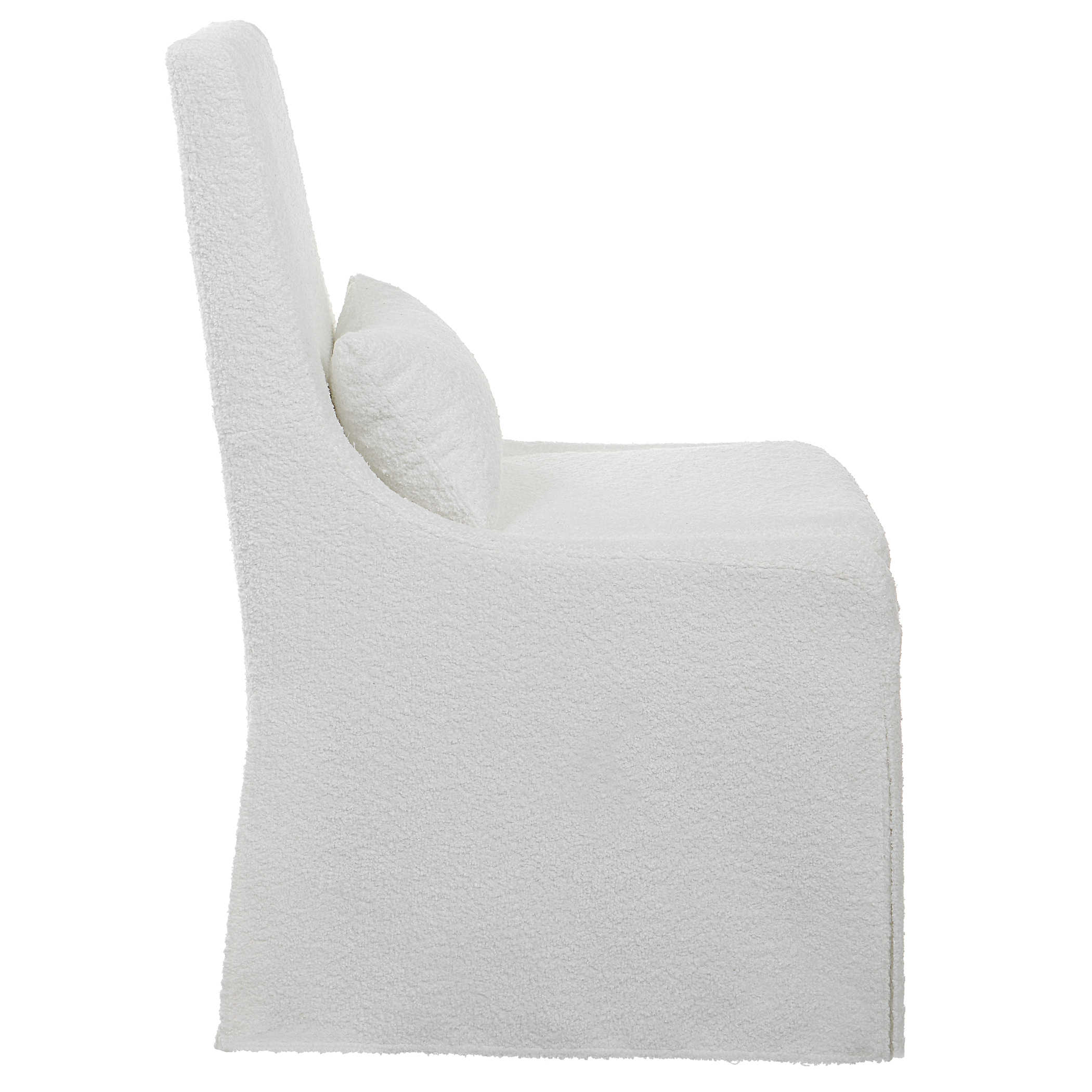 Coley Armless Chair, White Ashley Taylor Home