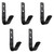 Silver Bridle Rack for Trailer Stubbs Black Bridle Hook Horse Bridle Hooks Horse Bridle Hangers Tack Hangers for Horses Tack Room Hangers Horsewhip Hooks Riding Whip Hangers Horse Tack Room