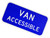 Handicap Van Accessible Sign Van Accessible Parking Sign Reserved Handicap Parking Sign Van Accessible Handicap Parking Sign Van Accessible Handicap Sign Handicap Parking Only Sign Reserved Parking Van Accessible Sign ADA Parking Sign Van Accessible