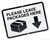 please leave packages here sign, delivery sign for front door, package drop off sign, delivery sign for porch, leave packages sign arrow, package drop here sign, porch sign for deliveries, do not knock leave package sign, shipping drop off sign