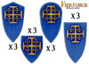 The Order of Jerusalem Shields (12pc)