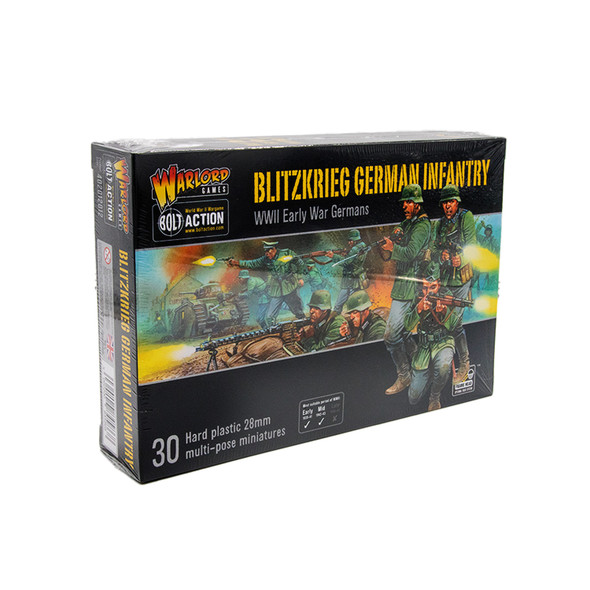 Blitzkrieg German Infantry Plastic Boxed Set