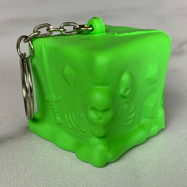 RPG Squeeze Gelatinous Cube Keychain