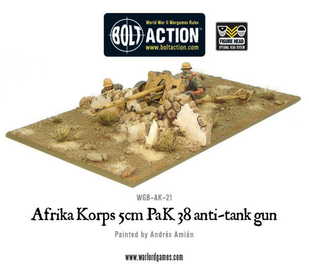 Afrika Korps 5cm Pak38 Anti-Tank