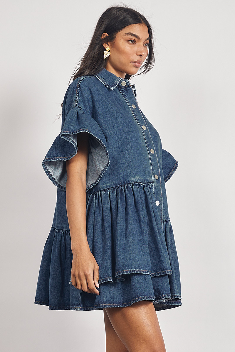 Cassiopeia Minanna denim dress blue main image 0