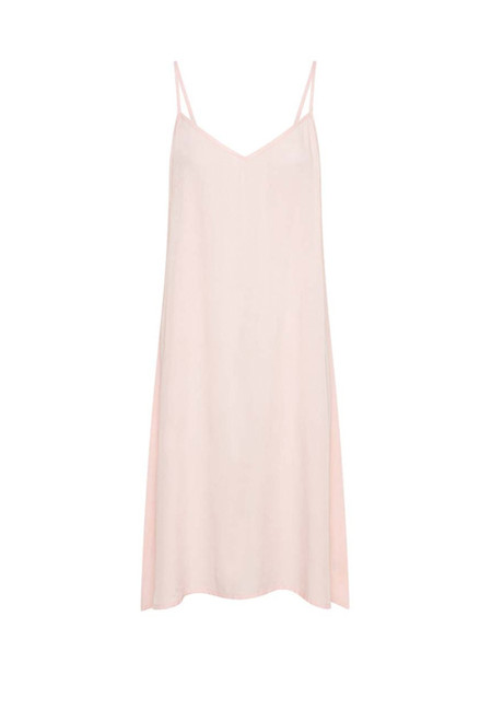 Slip Midi Dress in Cafe Rose