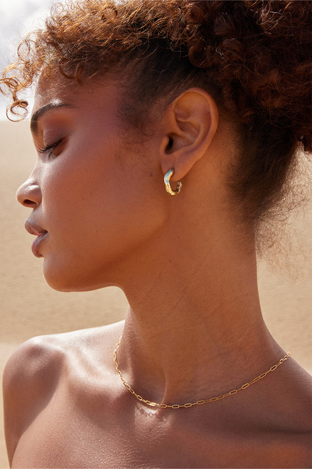 Classic Hoops in Gold Classic Hoops in Gold