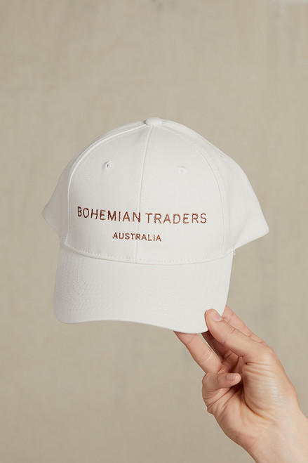 Bohemian Traders Canvas Cap in Cream Bohemian Traders Canvas Cap in Cream