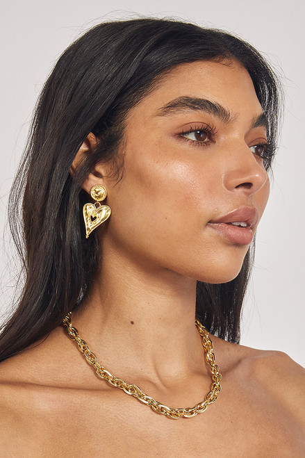 Chunky Chain Necklace in Gold