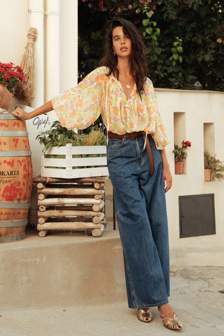 Our High Waist Denim Jean redefines relaxed sophistication with a fitted waist and flowing wide leg. Crafted from heavyweight cotton denim, it’s a statement of comfort and cool, designed to move with you through every adventure from dawn till dusk. Our High Waist Denim Jean redefines relaxed sophistication with a fitted waist and flowing wide leg. Crafted from heavyweight cotton denim, it’s a statement of comfort and cool, designed to move with you through every adventure from dawn till dusk.