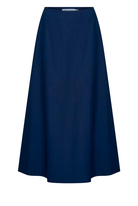Circle Midi Skirt in Navy