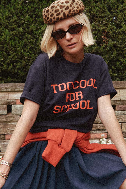 Too Cool Tee in Navy