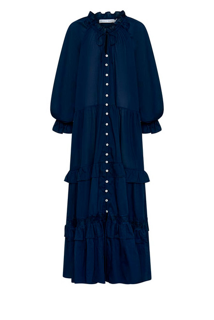 princess polly baby blue dress Modal Long Gypsy Dress with sleeves  Gabrielle Parker Clothing
