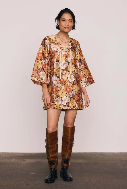 Blair Shift Mini Dress in Multi