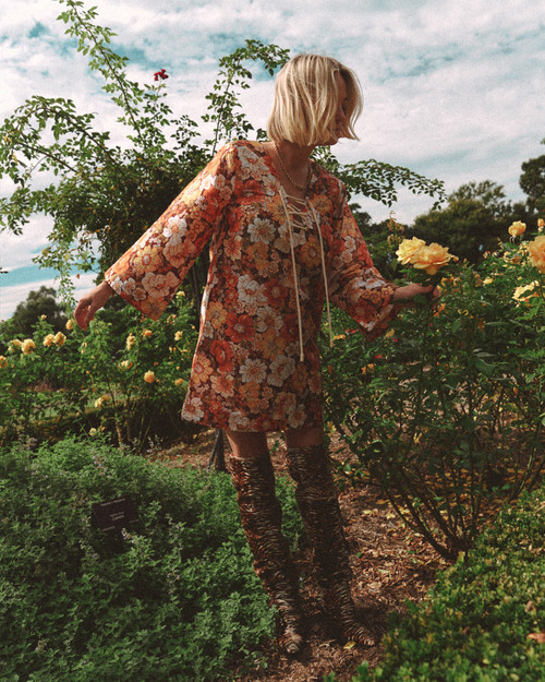 Blair Shift Mini Dress in Multi