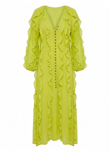 Sunray Maxi Dress in Citrus