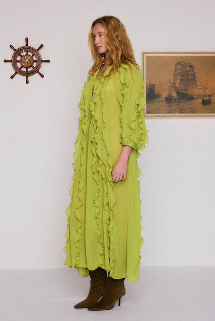 Sunray Maxi Dress in Citrus