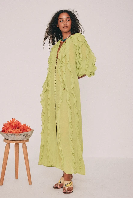Sunray Maxi Dress in Citrus