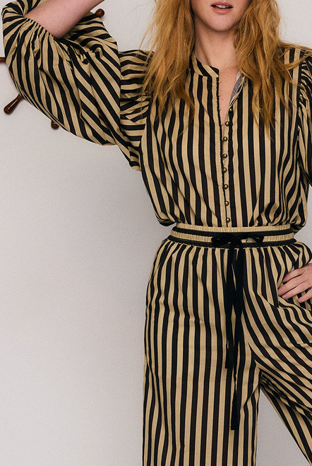Belle Baggy Pant in Stripe