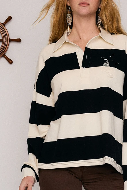 Sail Away Stripe Sweater in Stripe