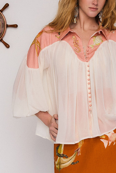Prudence Blouse in Cream