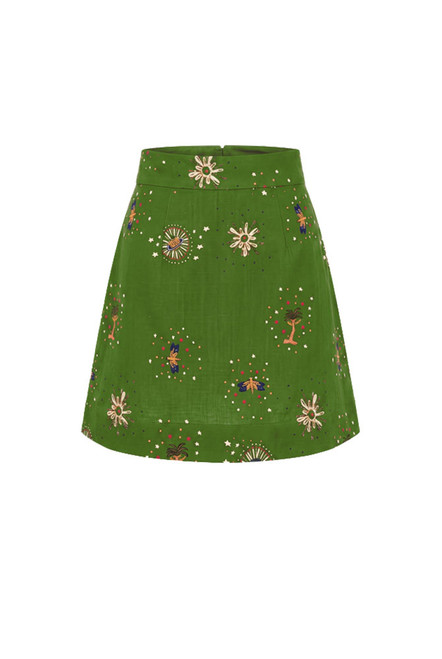 Firefly Mini Skirt in Green