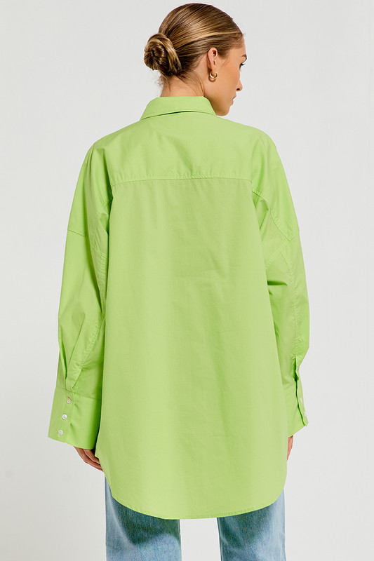 Oversized Shirt in Lime