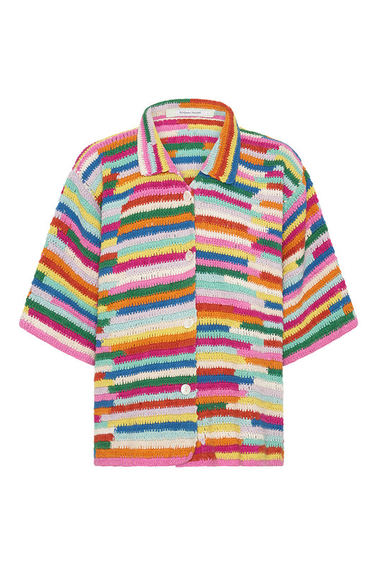 Bott 　Cotton Crochet Knit Shirts BOTTEGA VENETA Crochet-knit cotton T-shirt | NET-A-PORTER