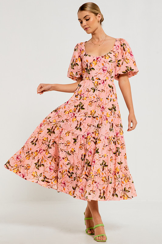 bohemian traders billow sleeve dress