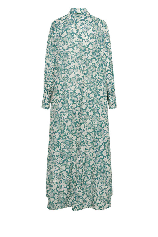 Bohemian Traders' opera shirt dress is a wardrobe essential you'll be needing in every colour. Cut from a femenine in-house designed posey print this maxi dress has a relaxed oversized shape with dropped shoulders and side splits that create flowy movement. Roll up the cuffs for a laid-back take.