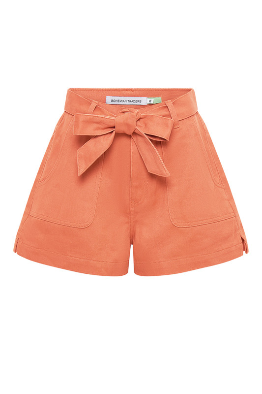 Relaxed shorts are the ultimate wardrobe workhorse, perfect for pulling on over a swimsuit or wearing with a tucked-in tee to lunch. This patch pocket pair is designed to sit high on the waist, they have a flared hemline making your legs look long and slim. Flattering on every shape at every size.