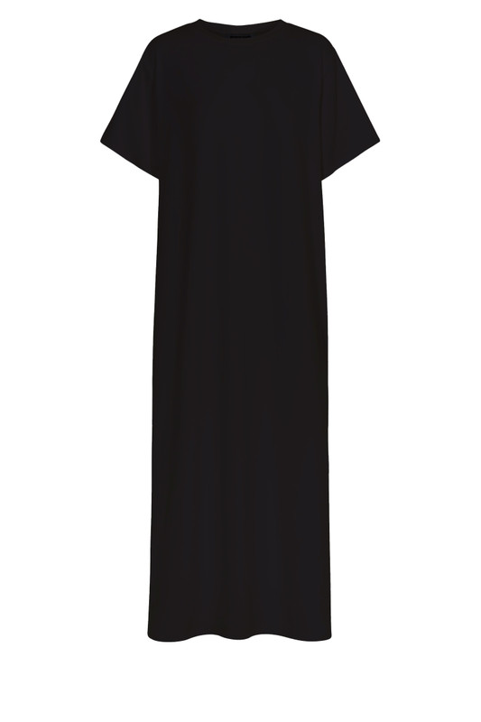 T-Shirt Dress in Black