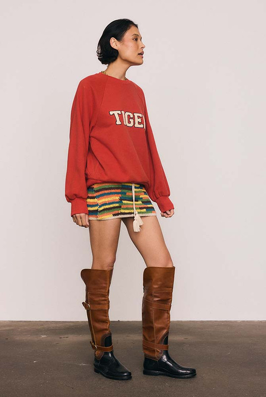 CROCHET MINI SKIRT IN PRIMARY