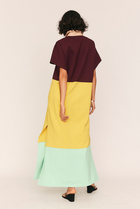 Rugby Jersey Dress in Spliced