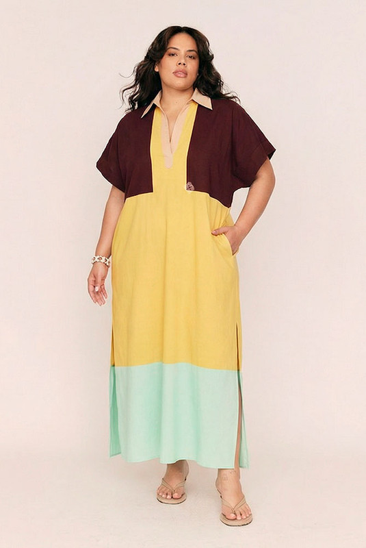 Rugby Jersey Dress in Spliced