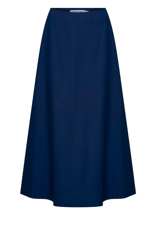 Circle Midi Skirt in Navy