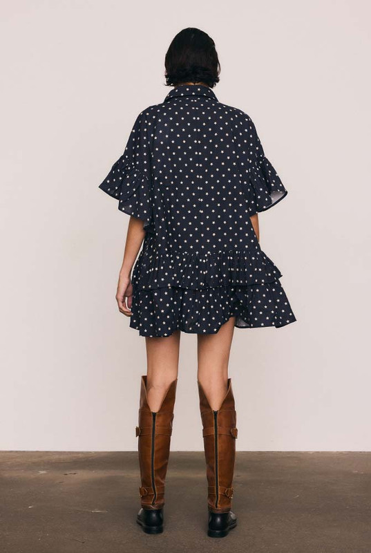 Star Genoa Mini Dress in Navy