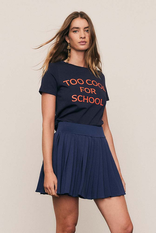 Too Cool Tee in Navy