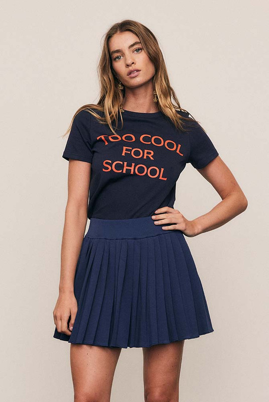 Too Cool Tee in Navy