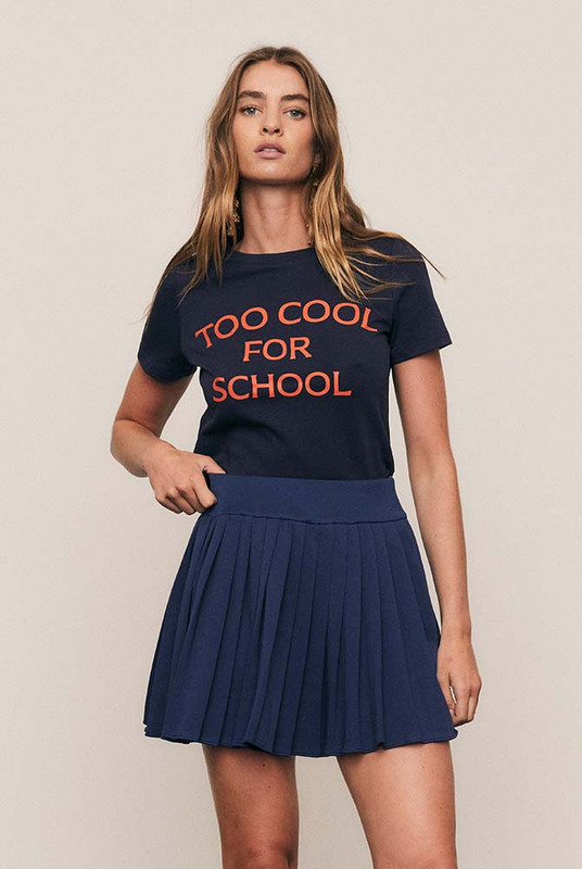 Too Cool Tee in Navy