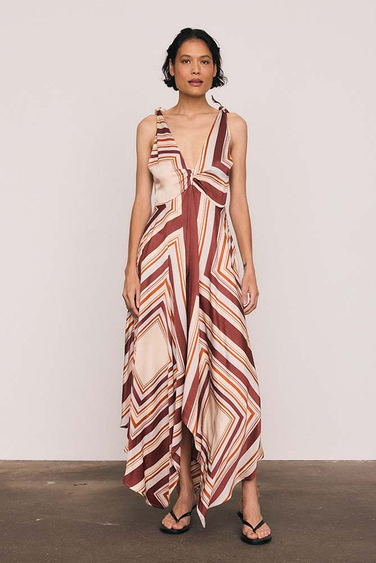 Scarf Dress in Multi